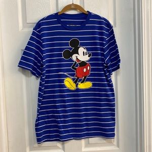 Disney Mickey Mouse Royal Blue T-shirt Size Medium